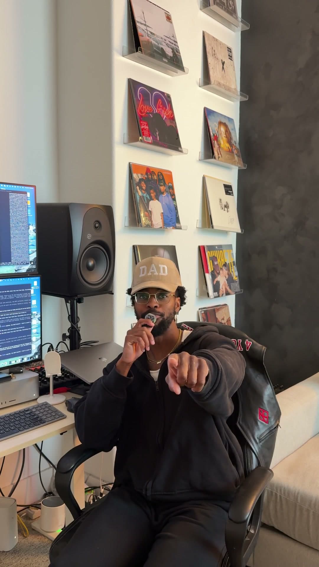 Alvin Chikaeze, founder of FlowChainLabs, in his studio